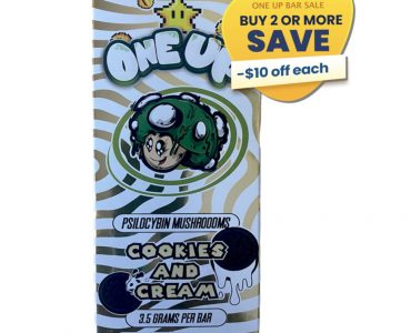One-Up Psilocybin Cream Cookie Bars