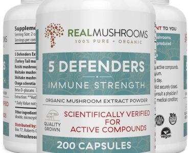 Real Mushroom 5 Defenders Capsules